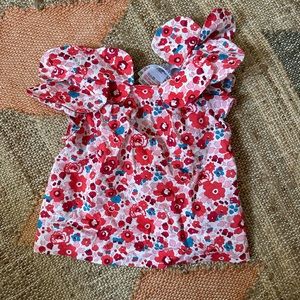 Jacadi Liberty fabric short-sleeve blouse - 18m